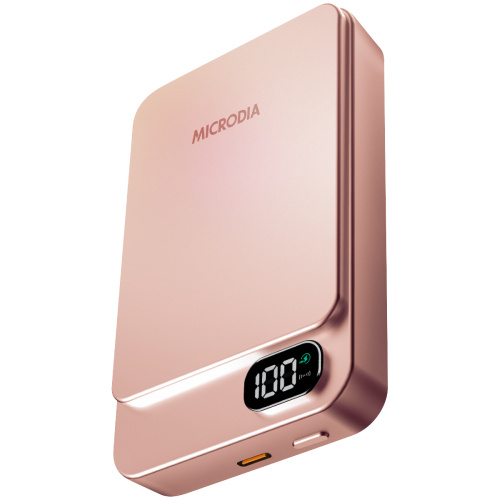 Microdia SnapPower Aluminaire 35W (15W + 20W) Magnetic Power Bank 10,000mAh - Rose Gold