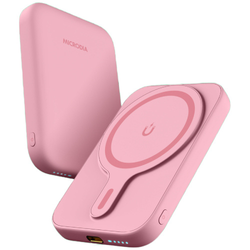 Microdia SnapPower Anchor 35W (15W + 20W) Magnetic Power Bank 10,000mAh - Pink