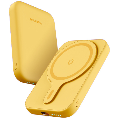 Microdia SnapPower Anchor 35W (15W + 20W) Magnetic Power Bank 10,000mAh - Yellow