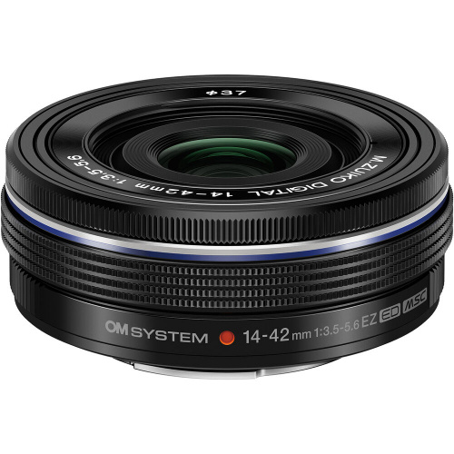 OM System M.Zuiko 14-42mm f/3.5-5.6 III EZ Micro Four Thirds Lens - Black