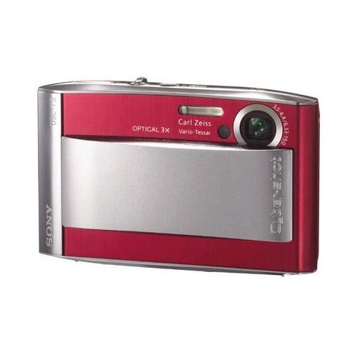 Sony CyberShot DSC-T5 5 Megapixel Digital Camera - Red